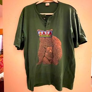 Vintage Augusta Sportswear Screenprint Bear Shirt